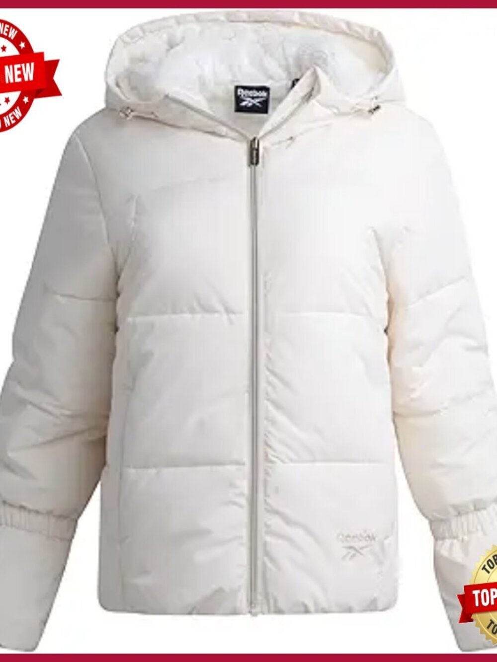 Insulated Water Resistant Quilted Puffer Jacket with Faux Fur Lining